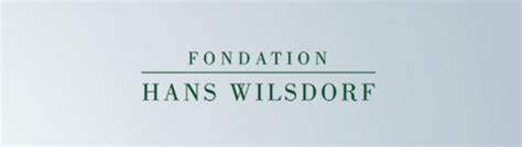 the hans wilsdorf foundation